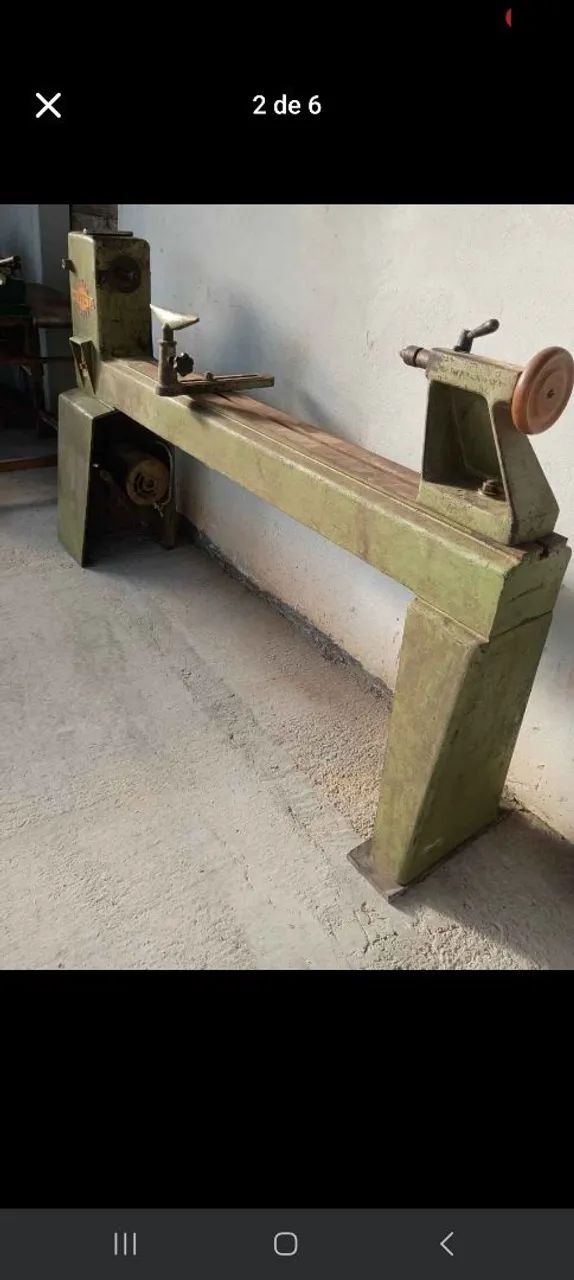 Máquina torno industrial  - Foto 2