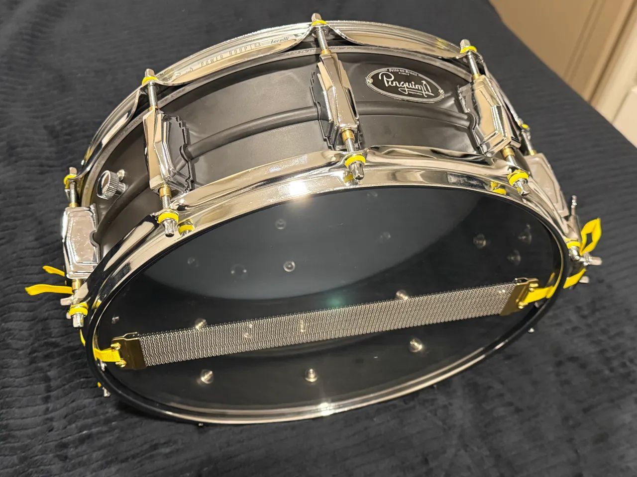 Caixa Pinguim Imperador 14x5 Alumínio Seminova - Instrumentos