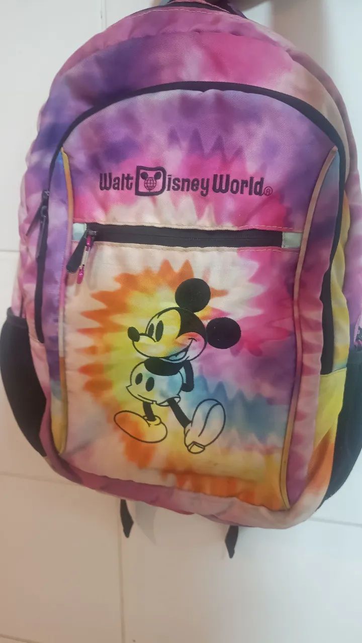 Disneyland Mickey Tie-Dye Backpack with USB Disney | Accessories | Disney Tiedye Backpack Mickey Mouse  main image 2