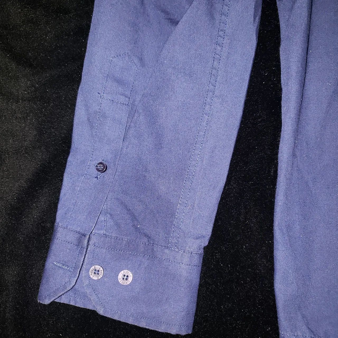 Camisa Social LaVille Azul Marinho - Foto 4