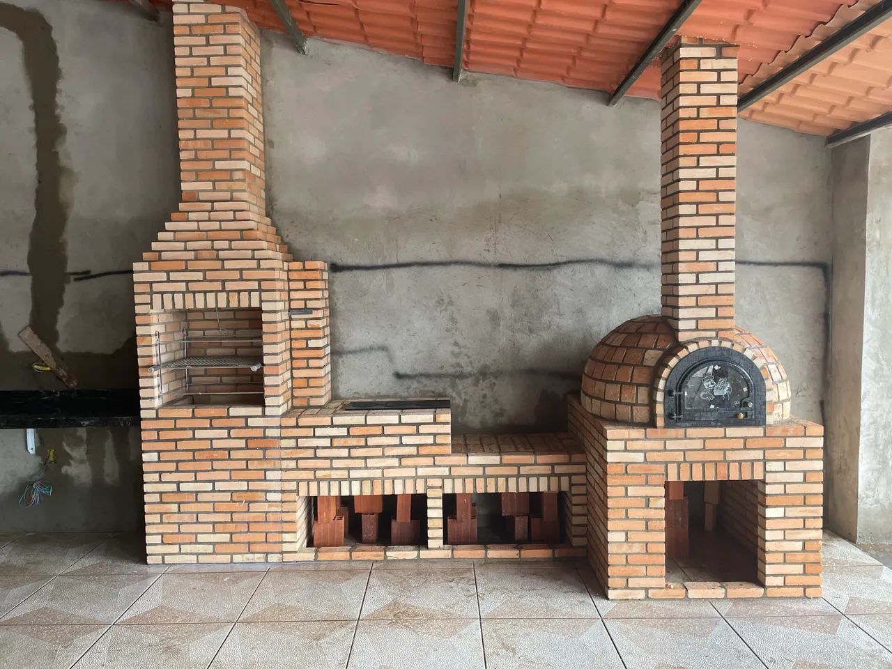 Churrasqueira em alvenaria 