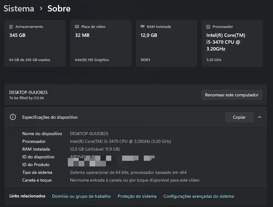 Computador Desktop - Ótimo para estudos, trabalho e uso diário