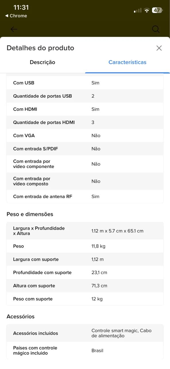 Tv smart LG 50 - Foto 5