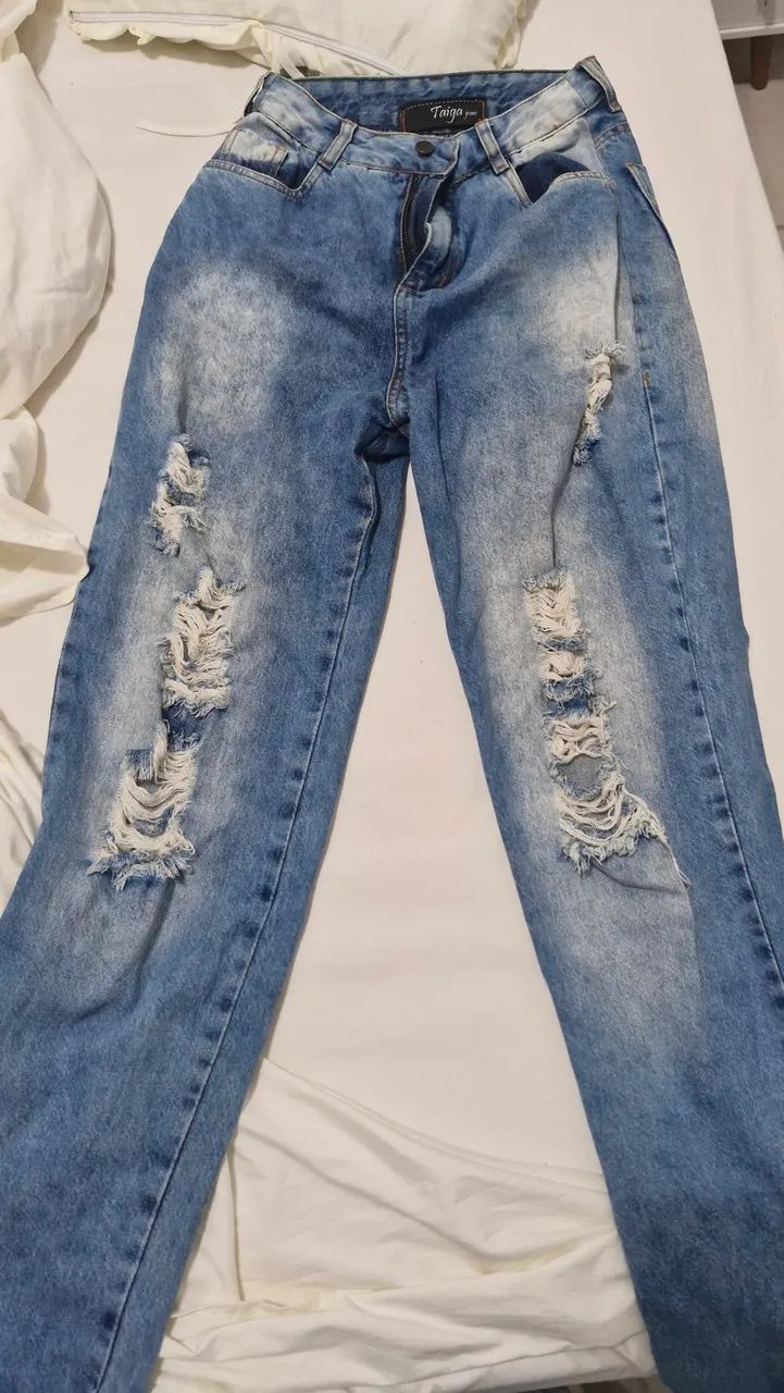 Calça jens moderna e estilosa