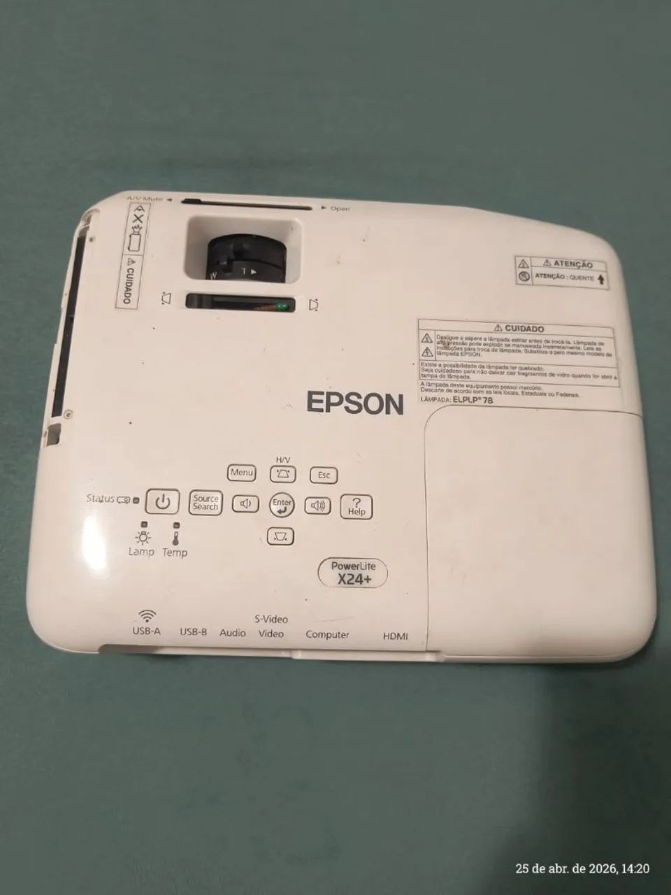 Projetor ? Epson PowerLife X24+ - Foto 4