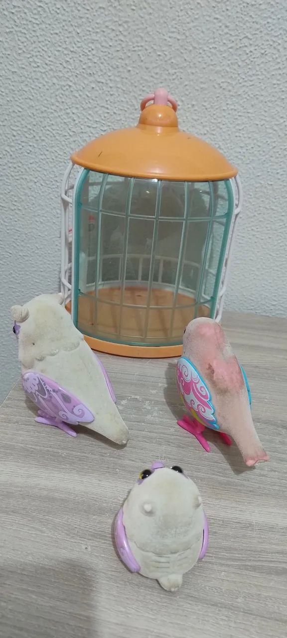 Lote Little Live Pets - Gaiola e pássaros - Foto 3