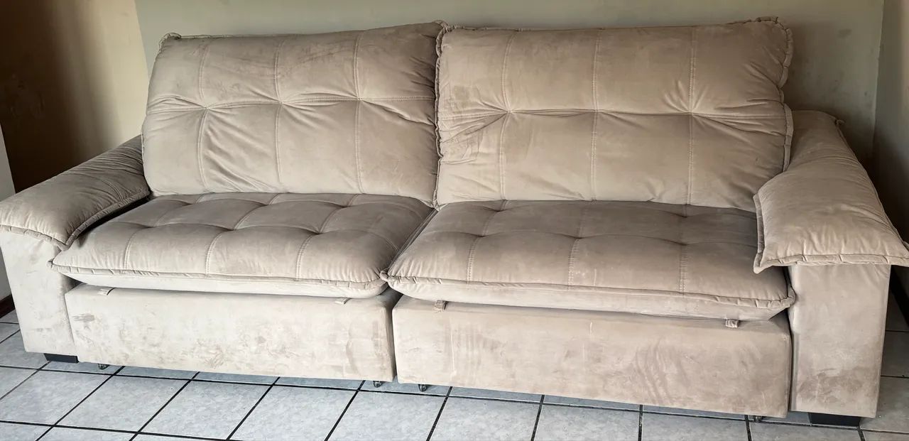 Sofá 5 Lugares retrátil 