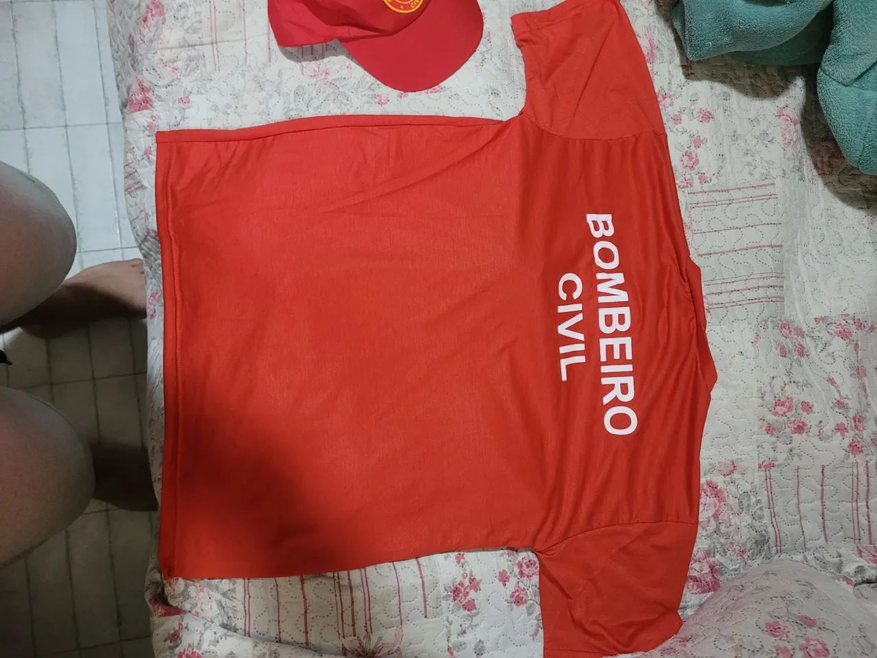 Uniforme de bombeiro civil bone, camiseta e calca - Foto 3