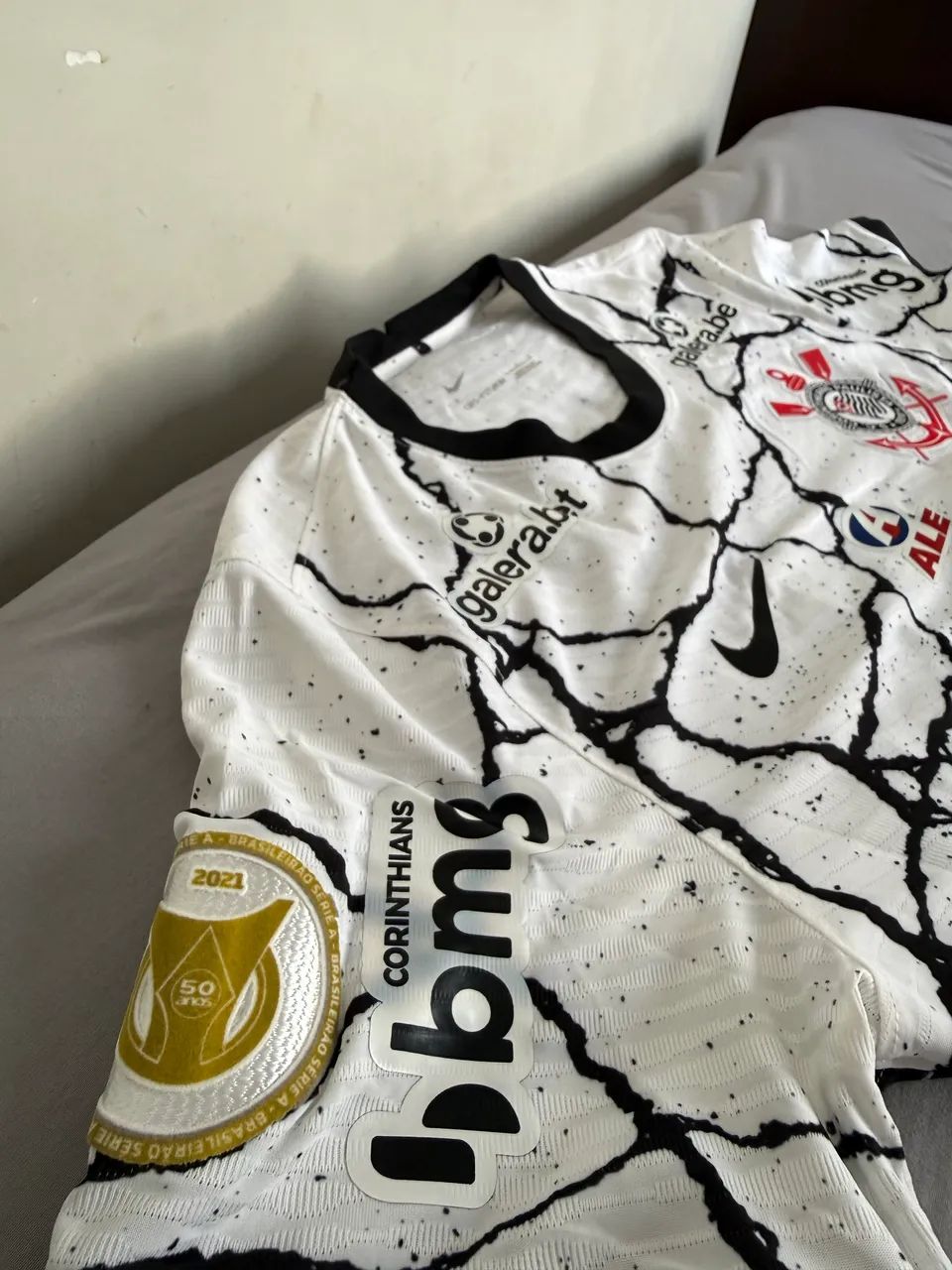 Camisa Corinthians 2021 Jogo (Match Worn) - Fábio Santos #26 - Acervo Atleta - Foto 3