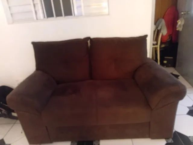 Sofa 2 e 3 lugares semi novos  - Foto 2