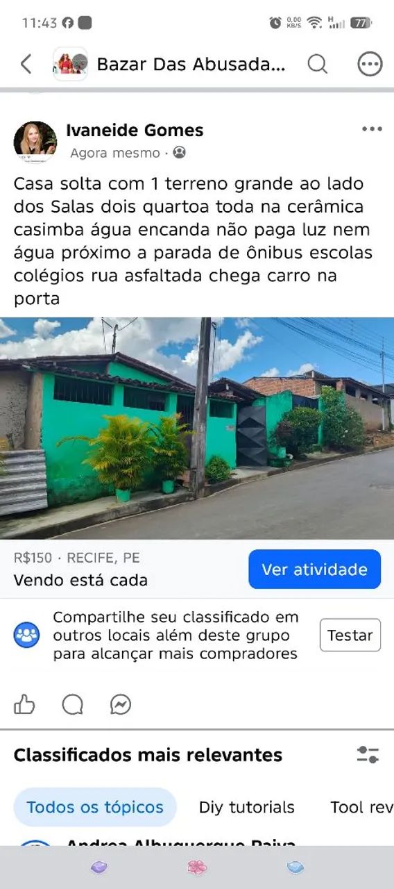 Vendo está casa