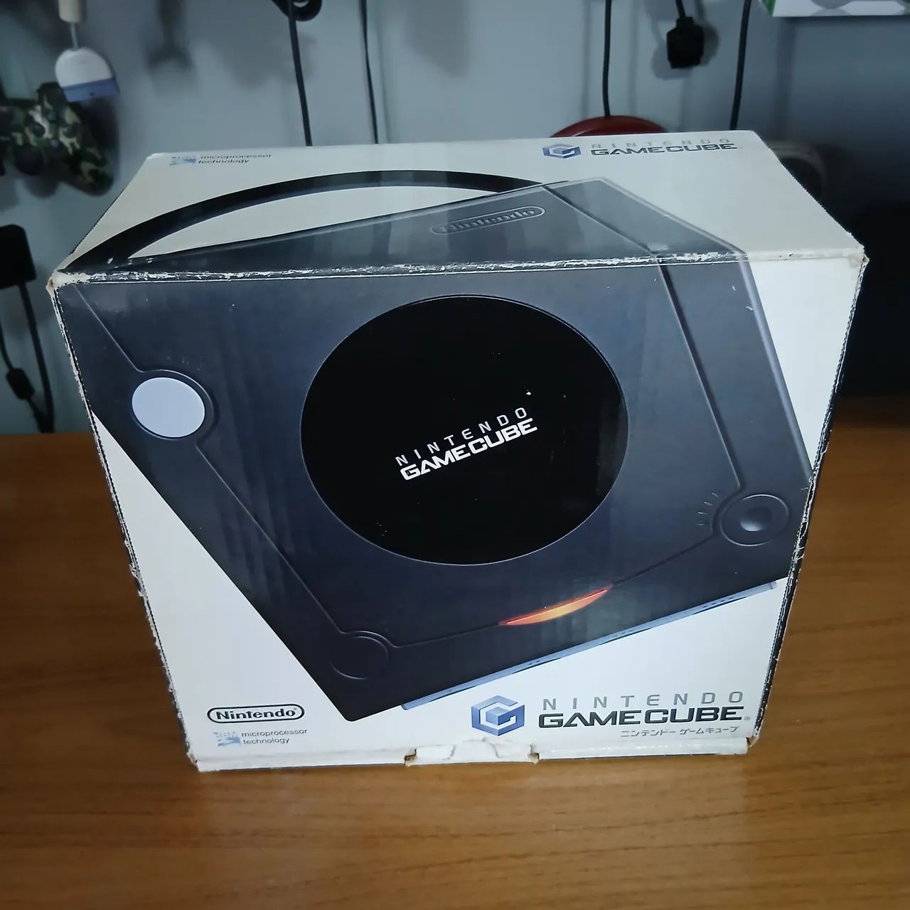 CAIXA E BERÇO NINTENDO GAME CUBE 