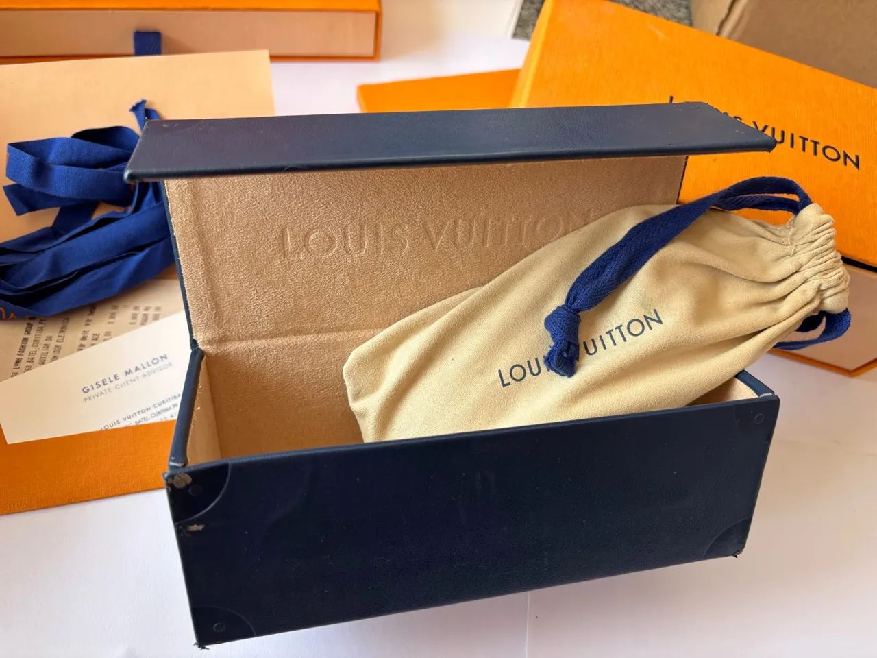 Óculos de Sol Louis Vuitton Acetato Marrom Glitter Dourado - Foto 5