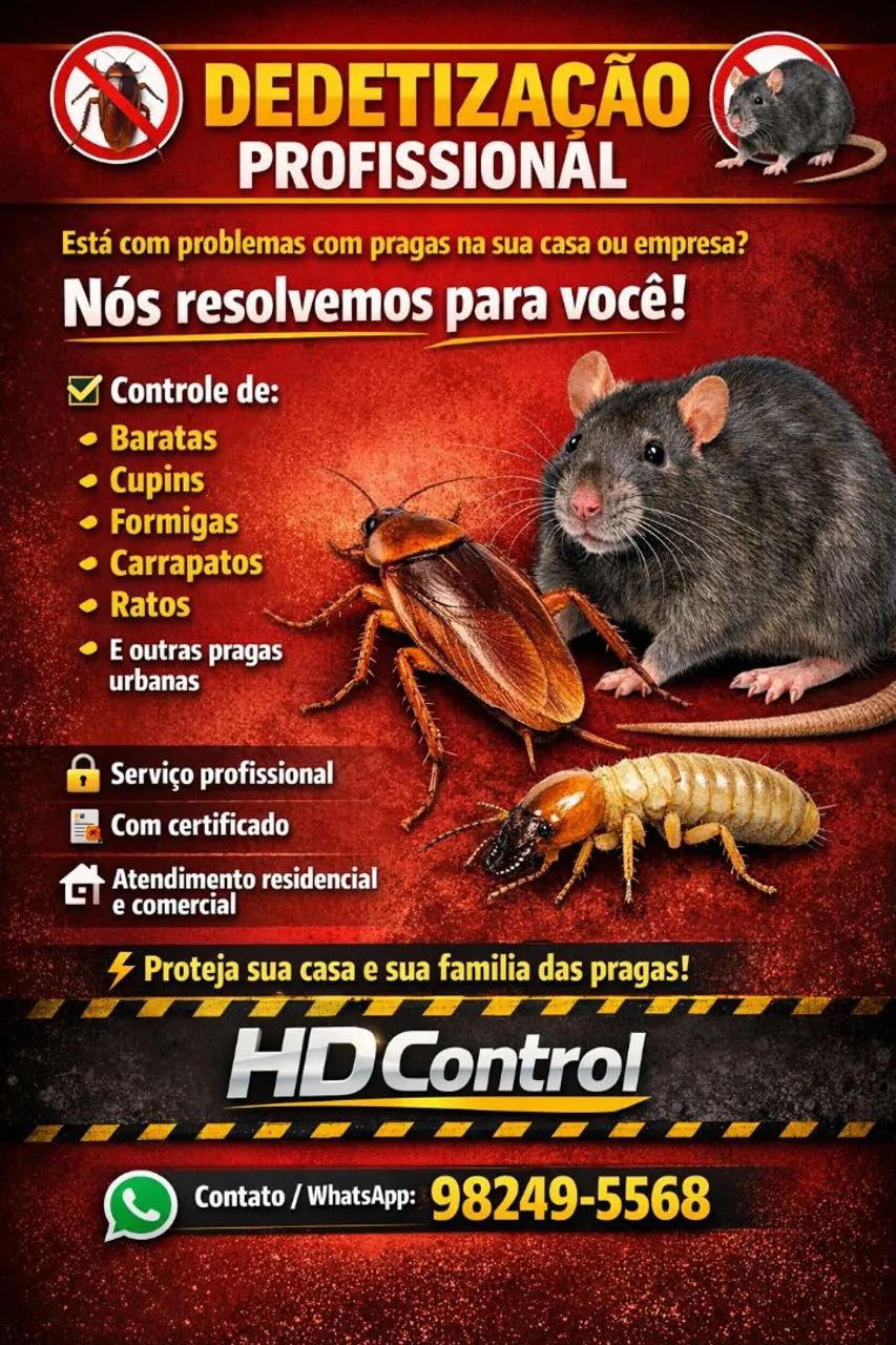 Dedetizacao proficional, pra sua residência ou comércio 