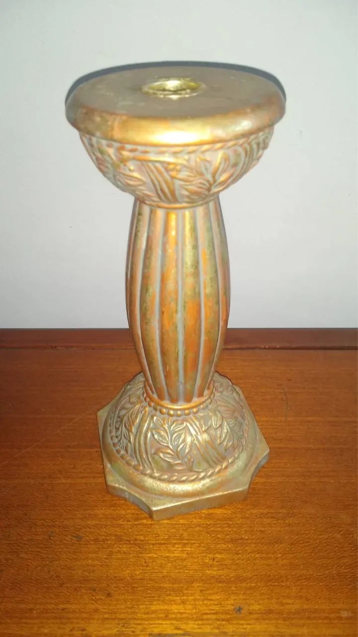Castiçal dourado  - Foto 2