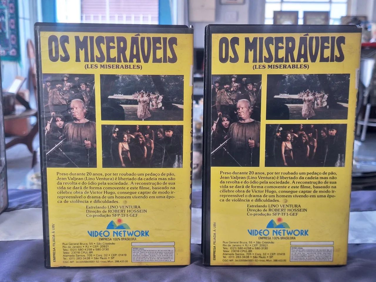 VHS Os Miseráveis Parte 1 e Parte 2  - Foto 2