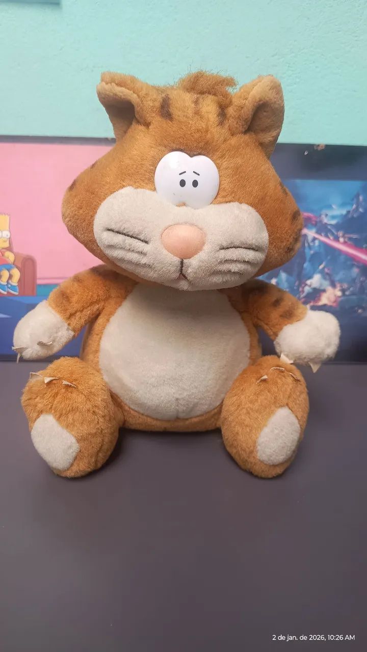 Pelúcia gato antiguidade 