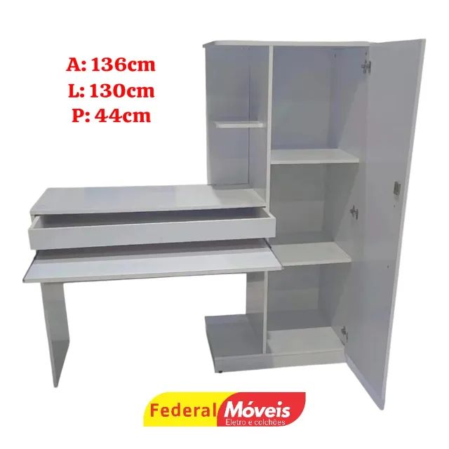 Escrivaninha c/ Armário - Oferta Imperdível! - Foto 2