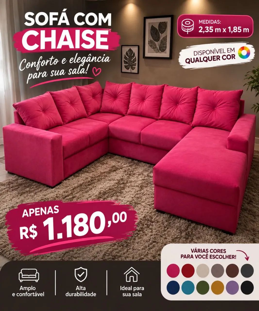 ? PROMOÇÃO DE SOFÁS DIRETO DE FÁBRICA! ? - Foto 2