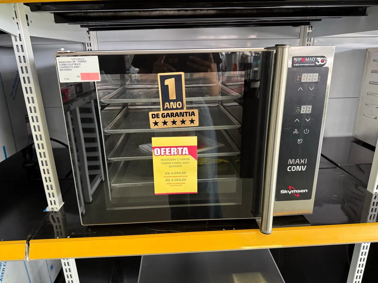 MAXICONV C/ VAPOR FORNO TURBO SKYMSEN