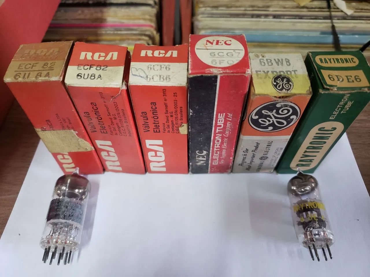 Lote 6 Válvulas Eletrônica 