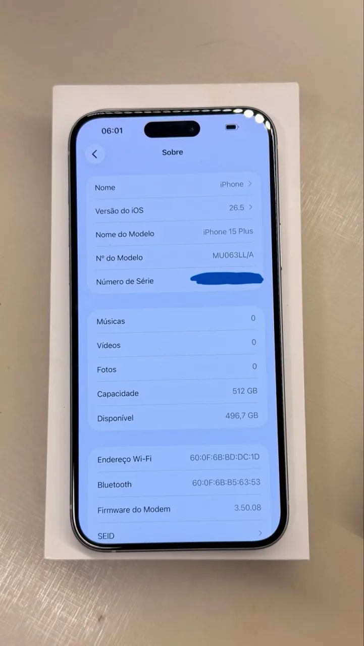 iPhone 15 Plus 512GB (passo cartão) - Foto 4
