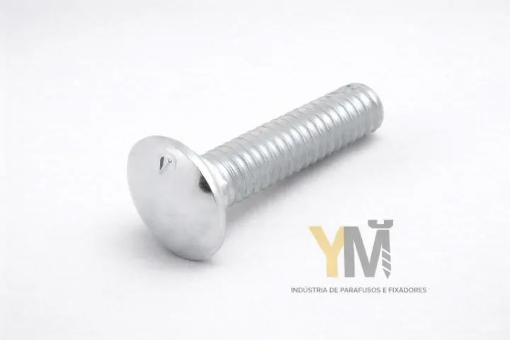 Parafuso Francês Zincado Com Porca p/ Estruturas - Foto 2