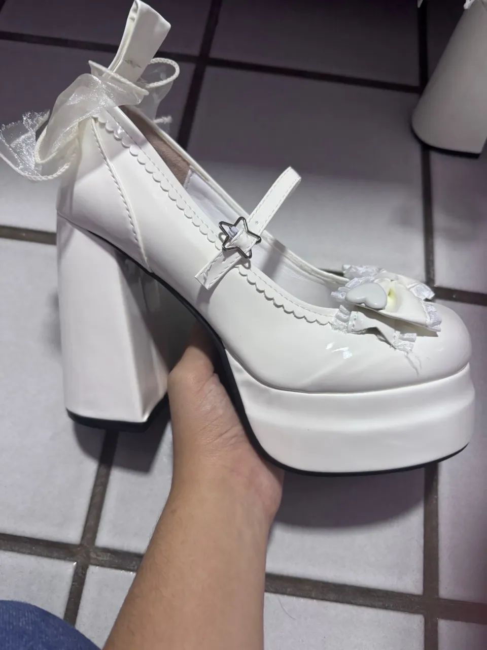 Sapato plataforma estilo Lollita