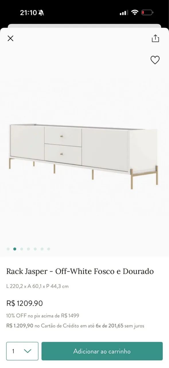 Vendo Rack off white 65578335929091123