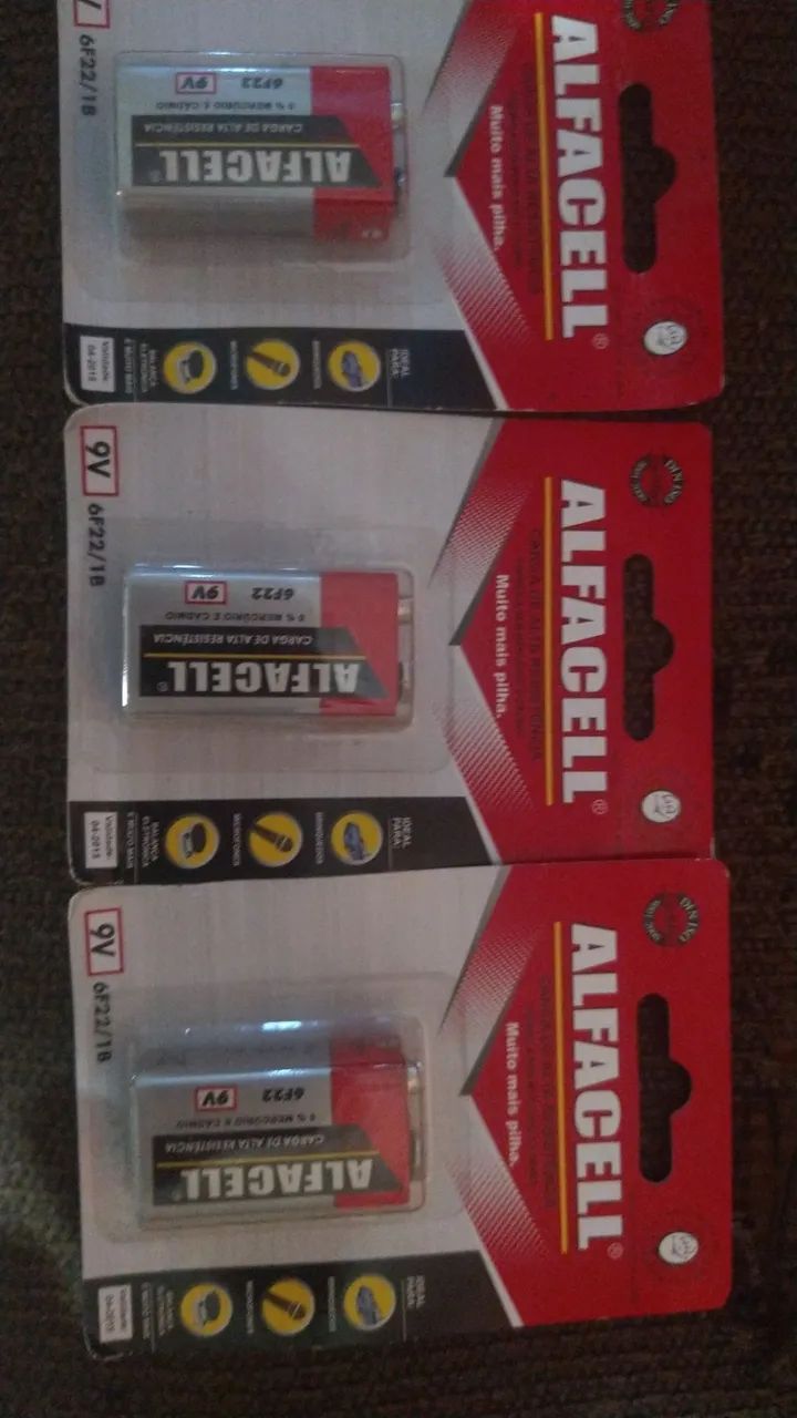 Bateria alfacell 9V