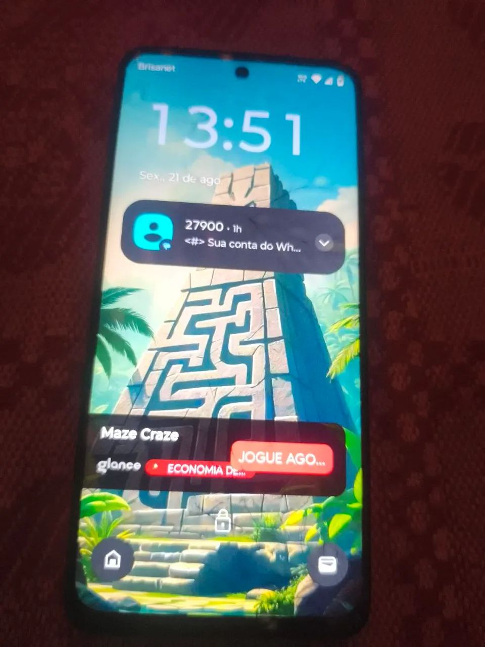 Moto g15 " tela está trincada" - Foto 3