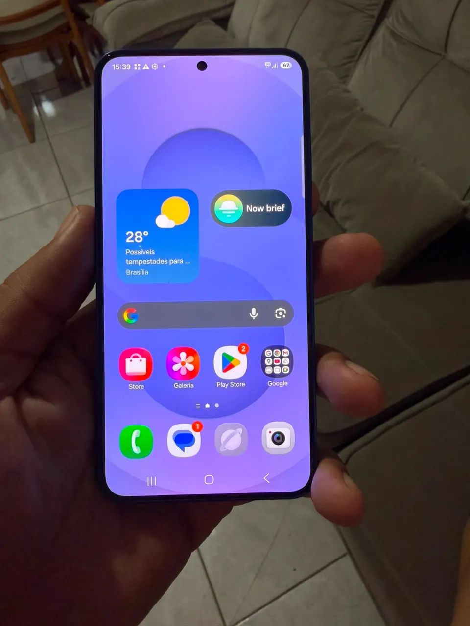 Samsung S25 256 GB zero R$2.650 todo original 