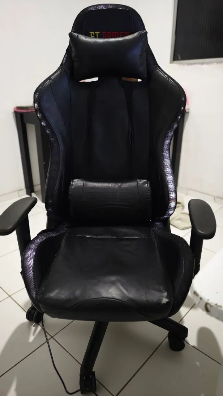 Cadeira gamer com led rgb - Foto 4