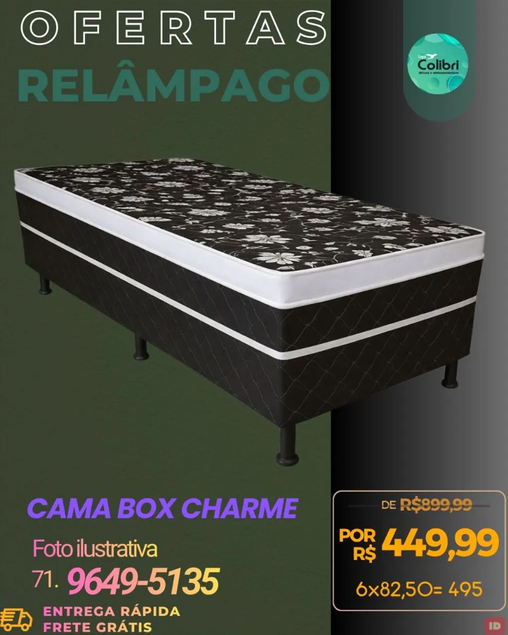 Cama Box Solteiro  - Foto 2