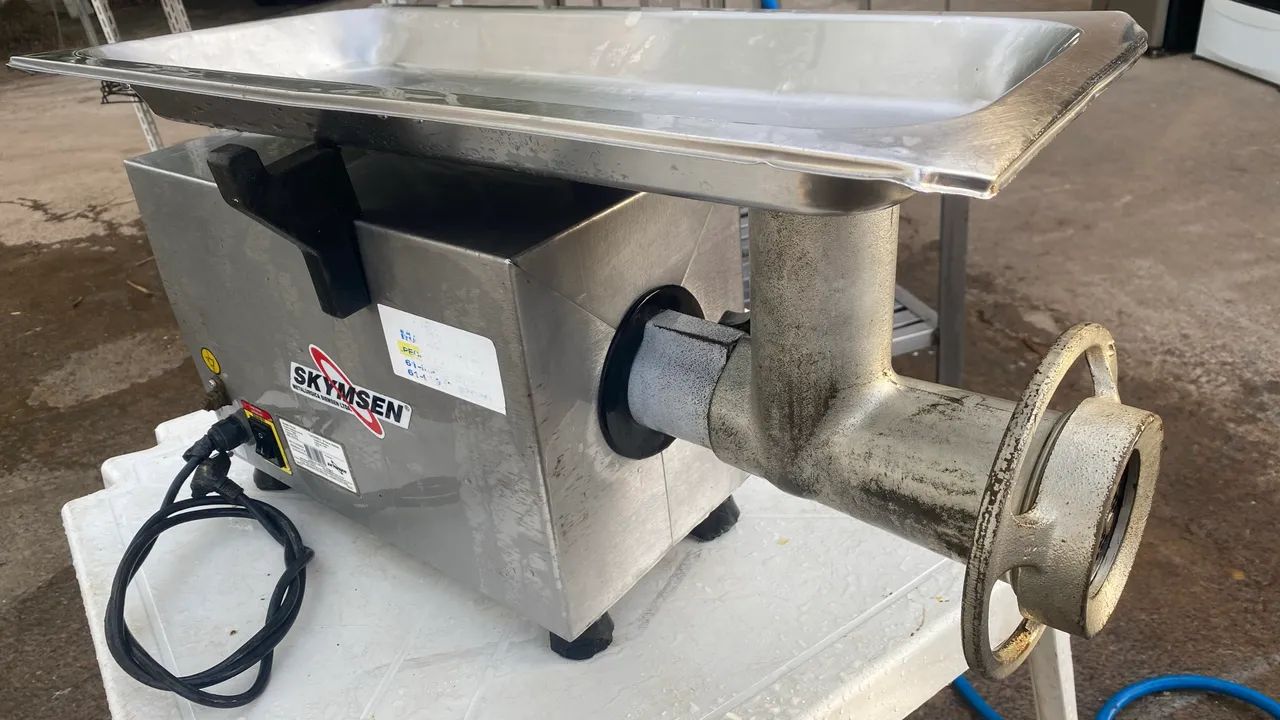 MOEDOR DE CARNE SKYMSEN BOCA 22 INOX  - Foto 3