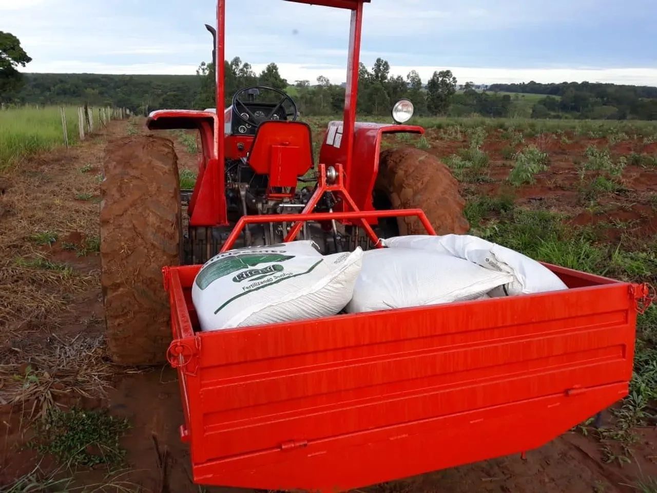 Carreta caçamba agrícola 