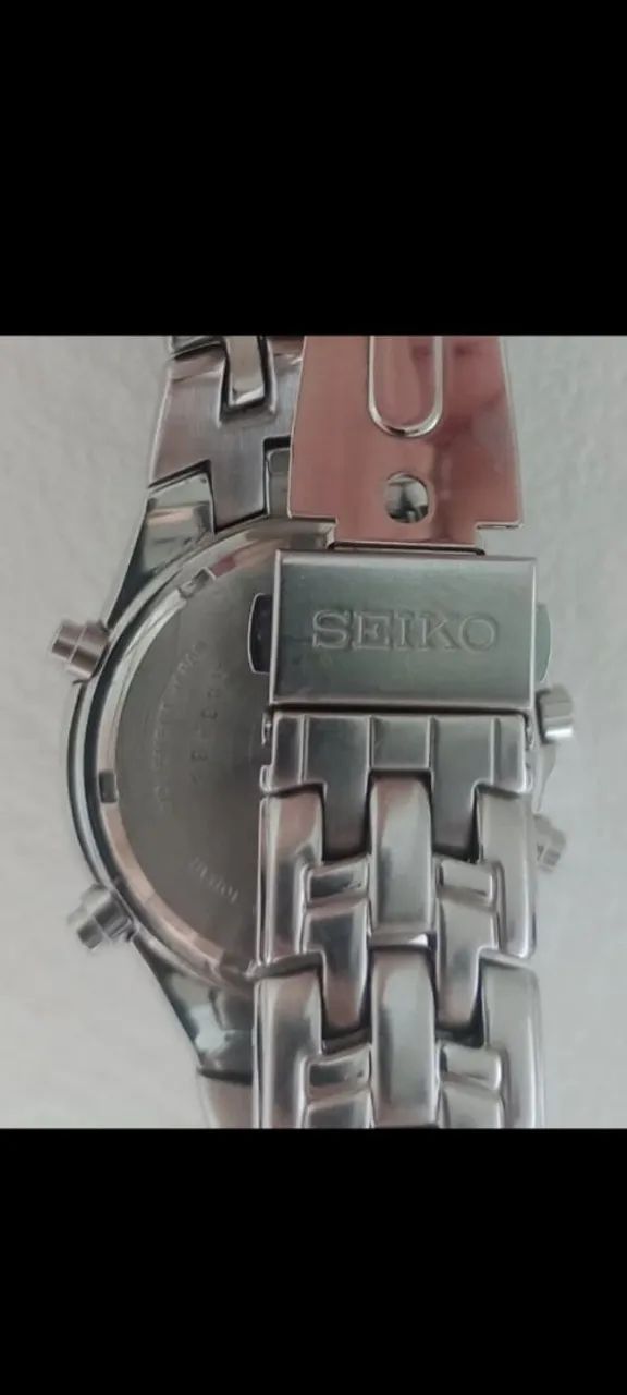 Seiko cronógrafo com alarme  - Foto 5