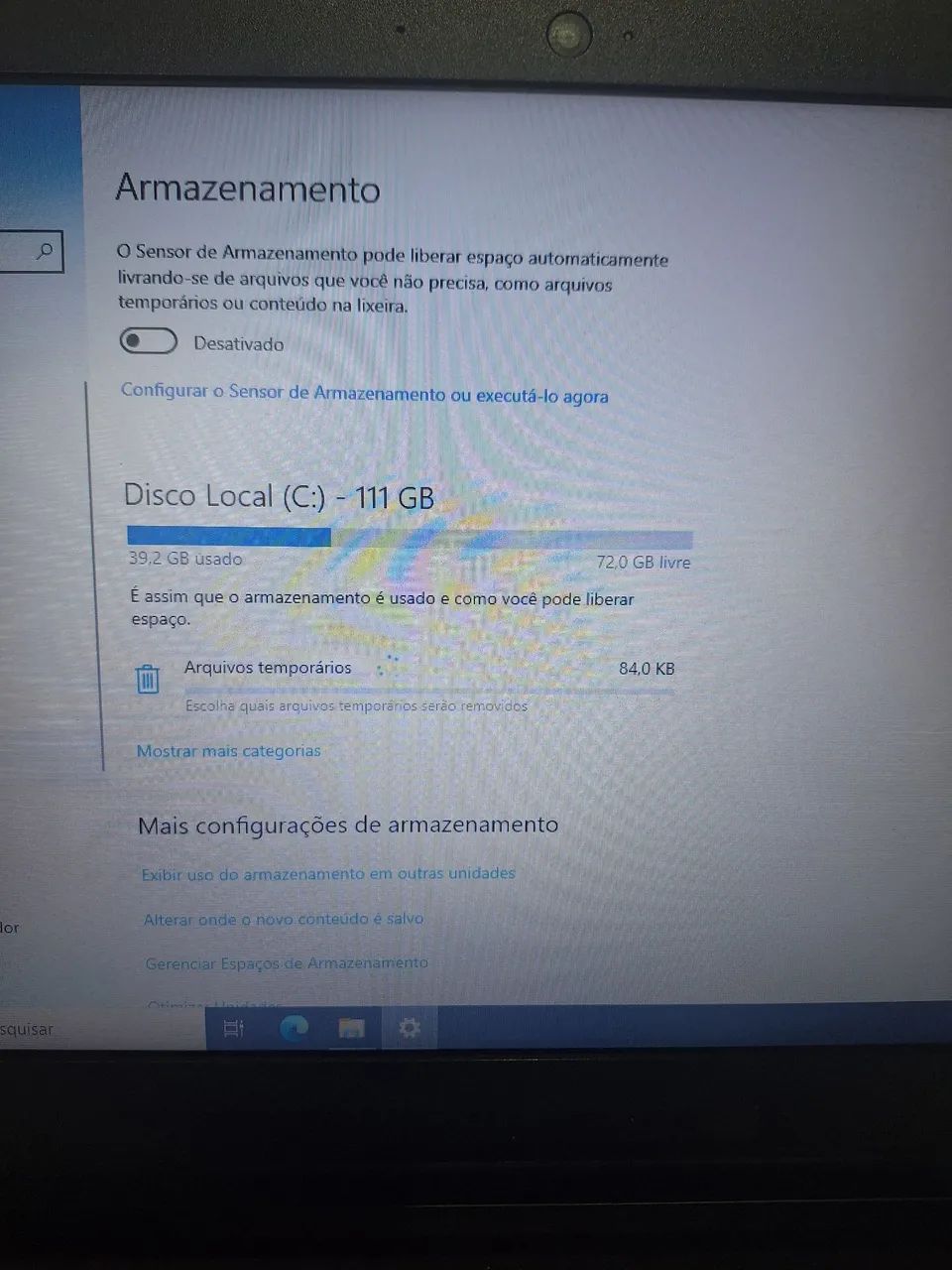 Notebook Lenovo core i3 6°geração 12gb ssd120-com garantia - Foto 5