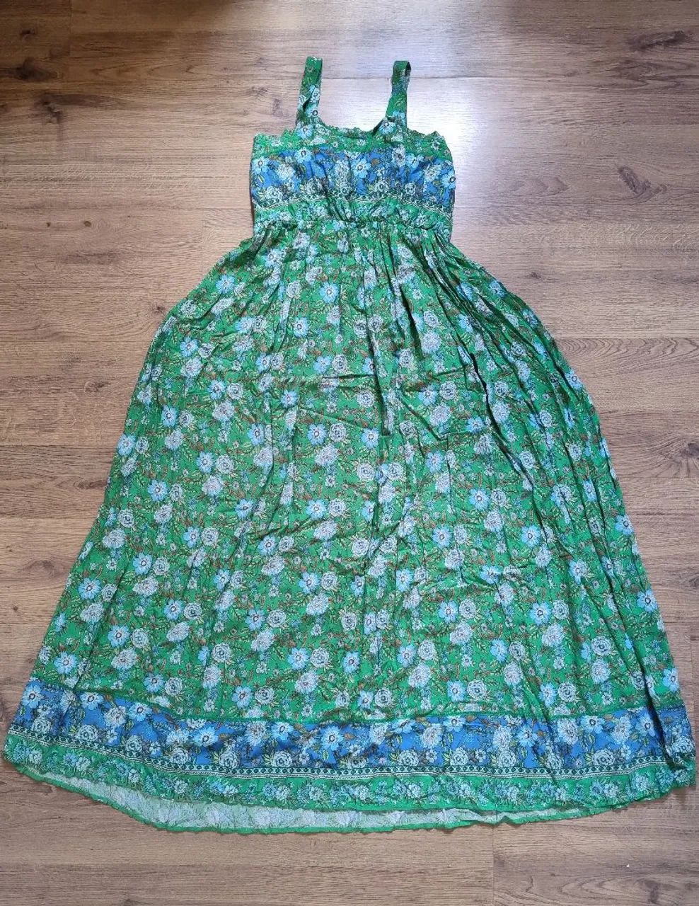 Vestido estampado longo Tahari ASL 
