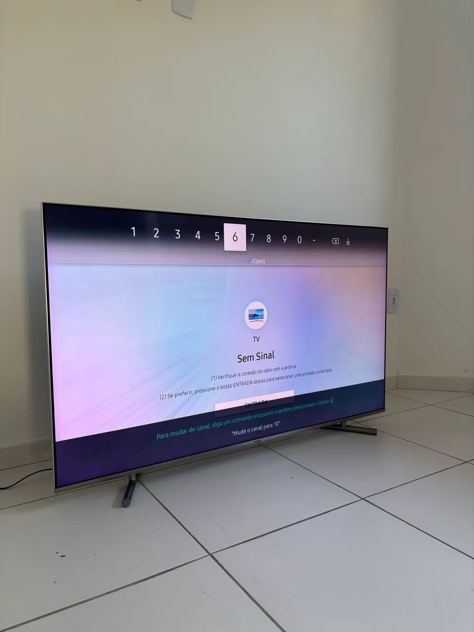 Tv Samsung 55 QLED - funcionando perfeitamente - Foto 3