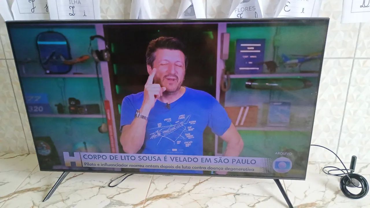 Tv Samsung 50 polegadas smart 4k Alexa comando de voz Bluetooth Xbox completa  - Foto 4