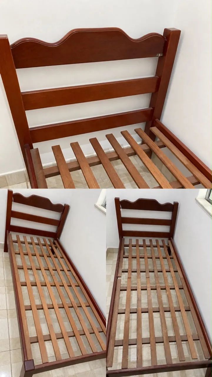 Cama de Solteiro de Madeira  - Foto 4