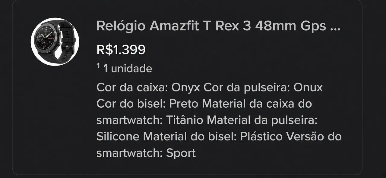 Amazfit T Rex 3 - Semi novo  - Foto 5