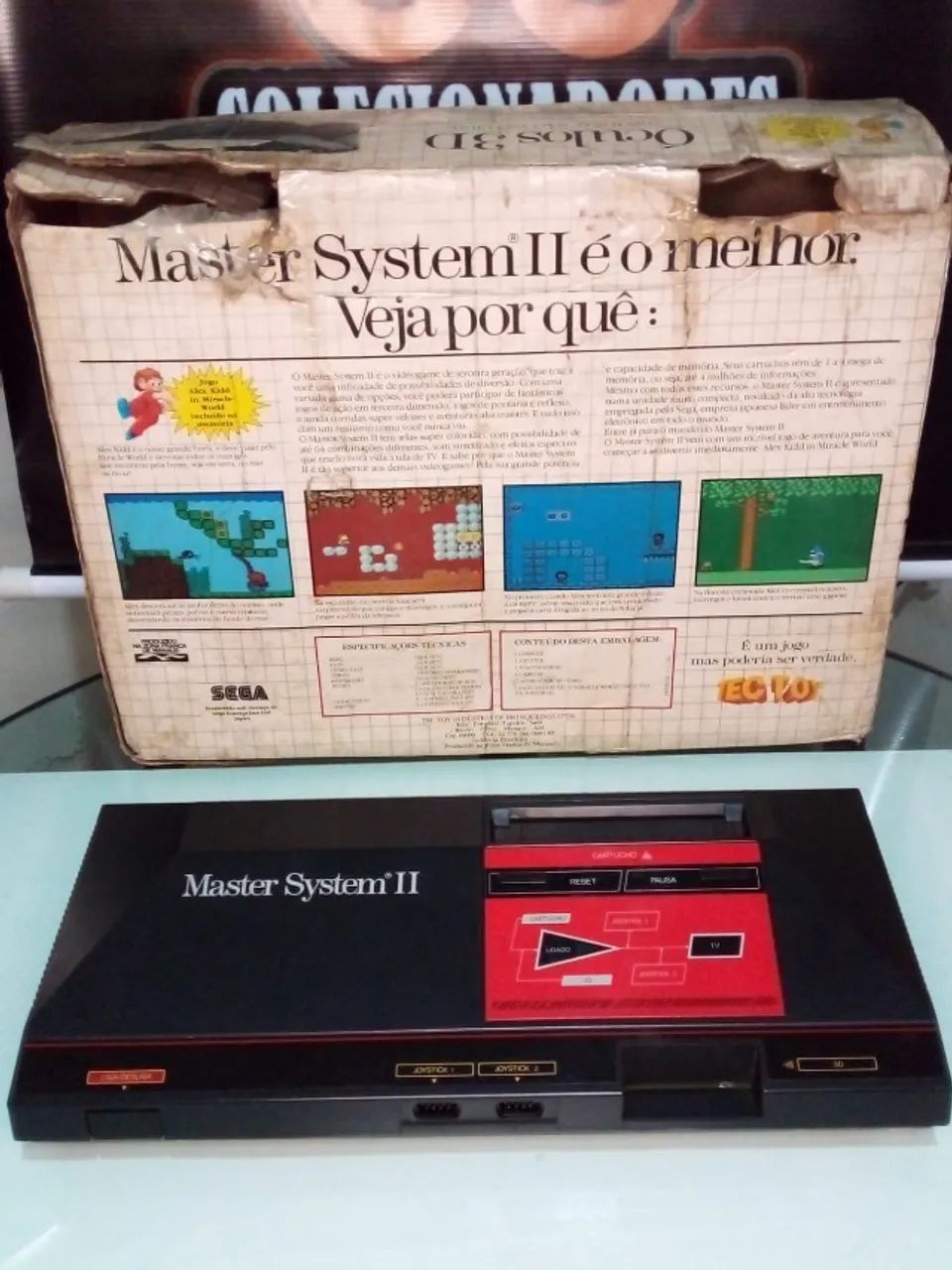 Console Master System II - TecToy (Light Phase + 2 Controles) - Foto 3