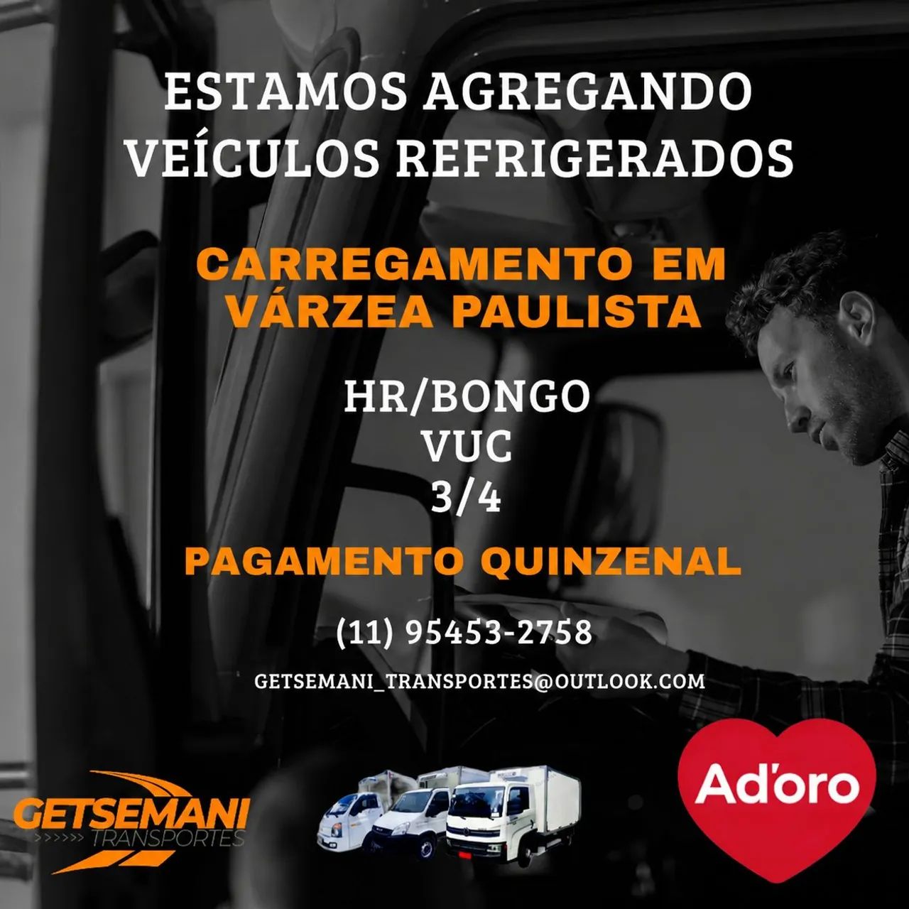 Estamos agregando Veículos Refrigerados 