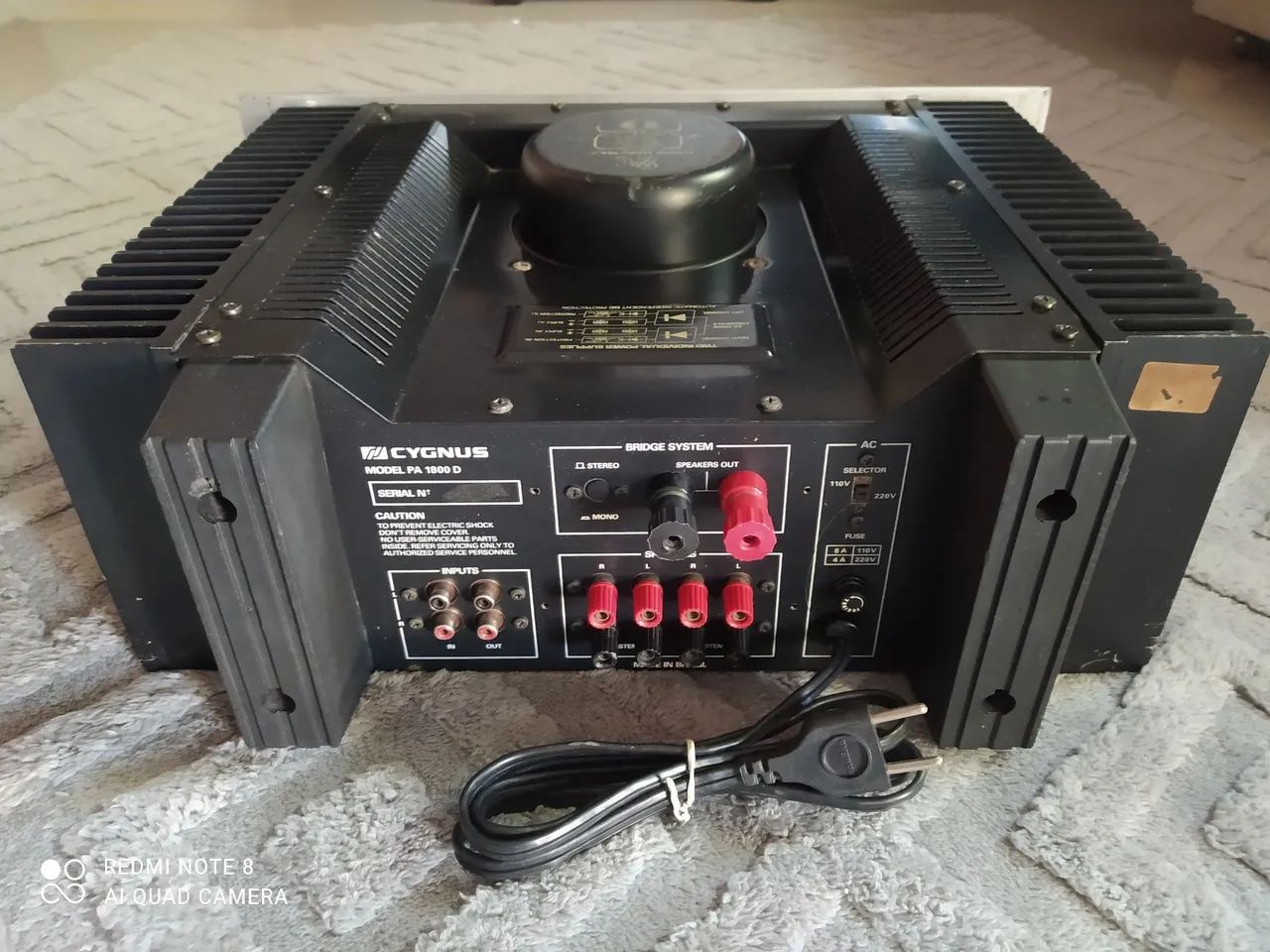 Cygnus PA 1800 Gradiente CCE polyvox technics  - Foto 4