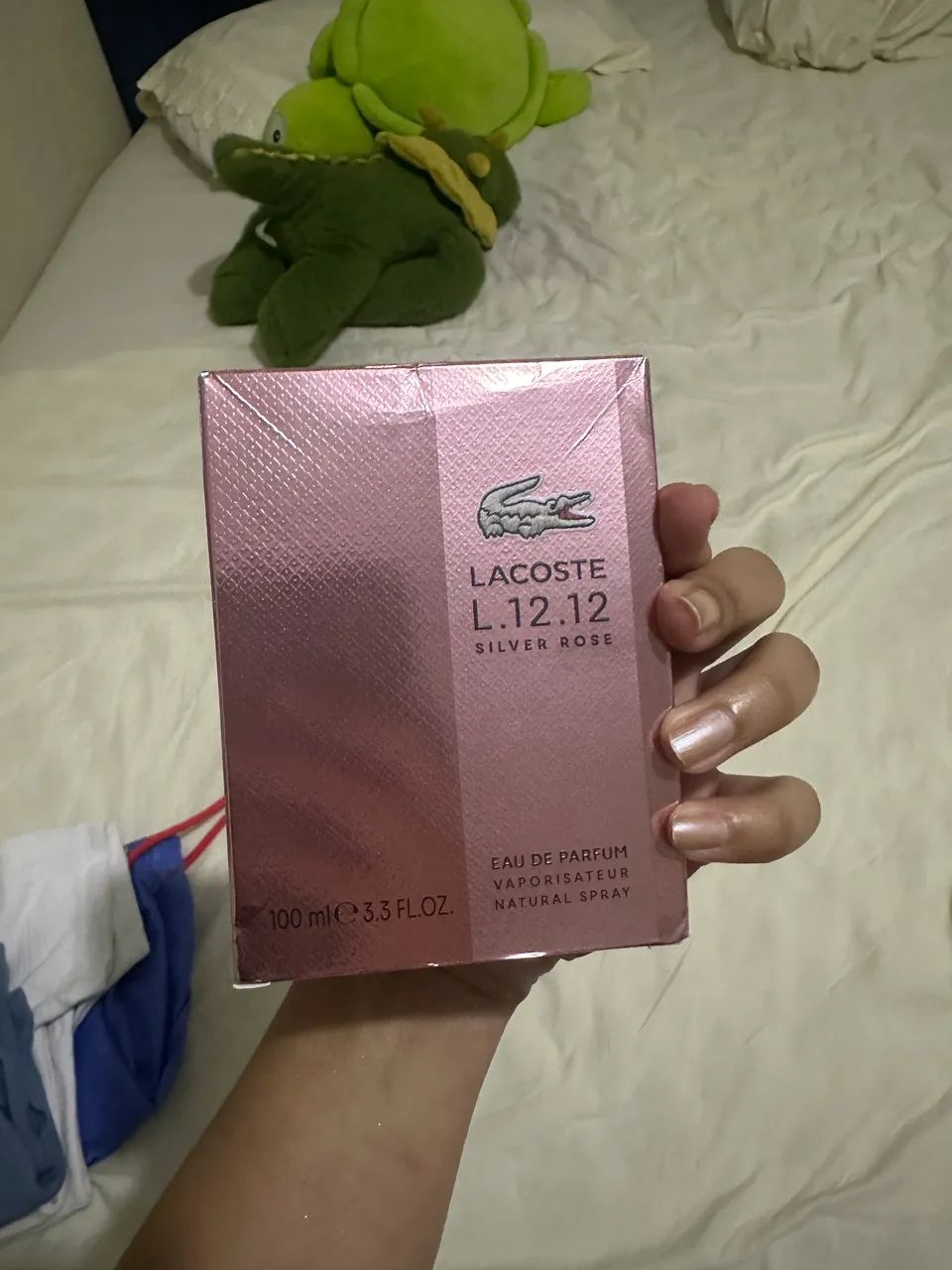 Feminino Lacoste Silver Rose Eau de Parfum - Foto 2