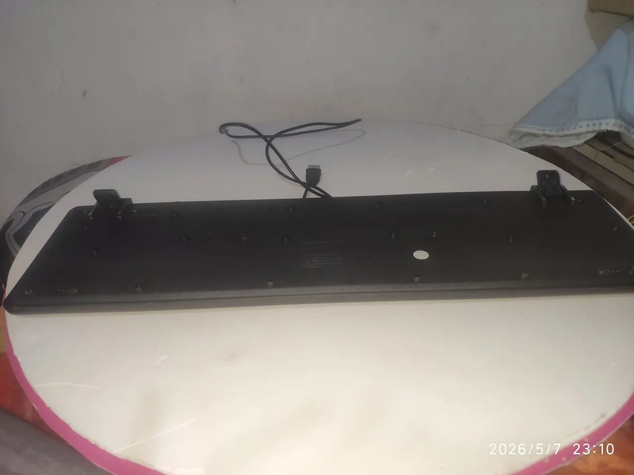 Teclado com Fio USB Padrão ABNT2 (com Ç) - Funcionando Perfeitamente - Foto 2