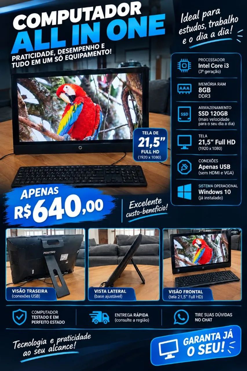 Computador ALL in one