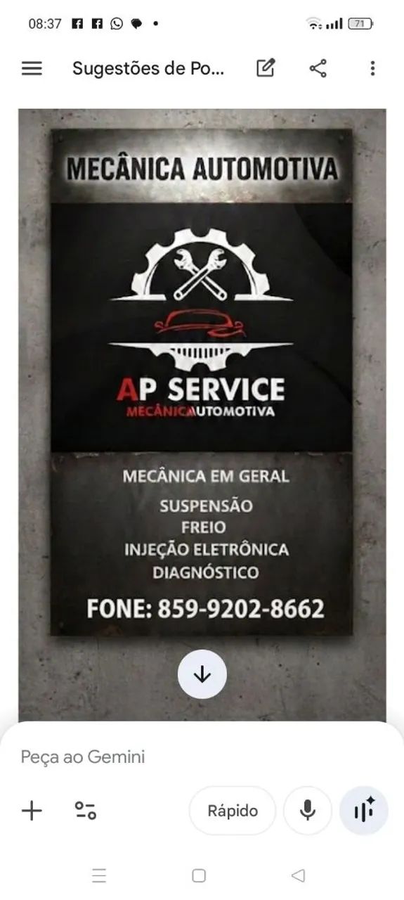 AP SERVICE MECÂNICA AUTOMOTIVA * *62